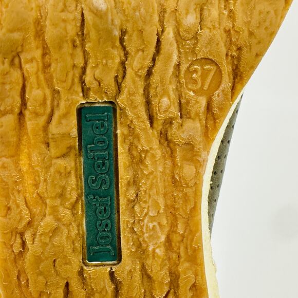 Josef Seibel Women's Caspian Gray Leather Casual Sneakers Size 37 EU/ 6-6.5 US - Picture 11 of 11